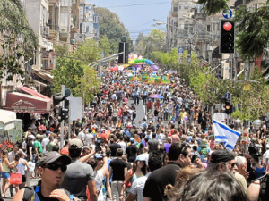 The Tel Aviv Pride Parade. WikiCommons.