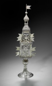 A spicebox, part of the new Charles and Lynn Schusterman collection of Judaica at the Museum of Fine Arts, Boston. Photograph copyright Museum of Fine Arts, Boston.