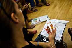 Healing Arts Kits include puppets as well as other supplies.