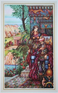 Esther and Mordechai. Le Livre d'Esther. Paris, 1925 Reproduced with the cooperation of The Arthur Szyk Society, www.szyk.org