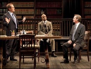 From left: James Spader, David Alan Grier and Richard Thomas. Photo by Robert J. Saferstein.