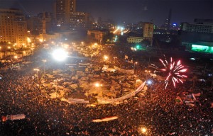Cairo's Tahrir Square. Photo by Jonathan Rashad/Wikimedia Commons.