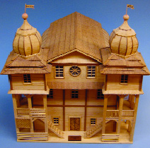 Model of Gombin Synagogue, built in 1710; destroyed by the Nazis in 1939. All images courtesy of Jewish Museum of Florida.