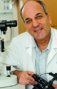 Ophthalmologist Eyal Banin is director of the CRMD  at Hadassah Hospital. Photo by Debbi Cooper.
