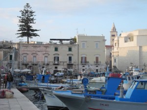 Trani's ancient port.