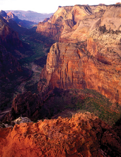 Spectacular Zion Canyon. Photo courtesy of Utah Office of Tourism.
