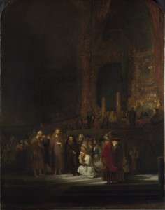 Christ and the Woman Taken in Adultery' Courtesy of the Philadelphia Museum of Ar