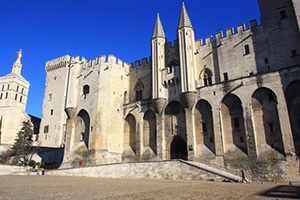 The Palais des Papes. All photos Courtesy of Alain Hocquel/Collection CDT Vaucluse.