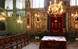 The synagogue in Carpentras.