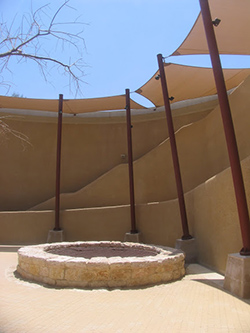 The visitors' center at Abraham's Well. Photo by Esther Hecht.