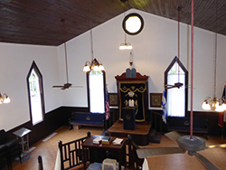 B'nai Abraham Brenham Historic Synagogue. Photo by Helen Lippman.