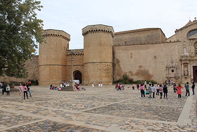 The back courtyard of the Monastery of Poblet. All photos by Margarita Gokun Silver.