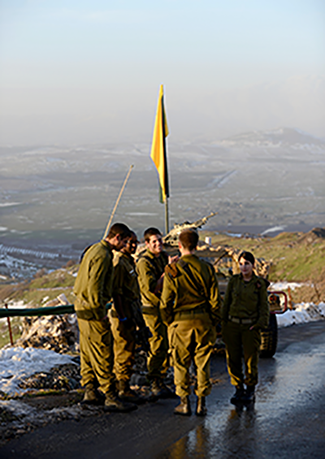 An elite brigade secures Israel's border with Syria along the Golan Heights.